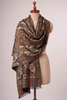 Darbar Zari Paisley Weaved Multicolor Pashmina Shawl