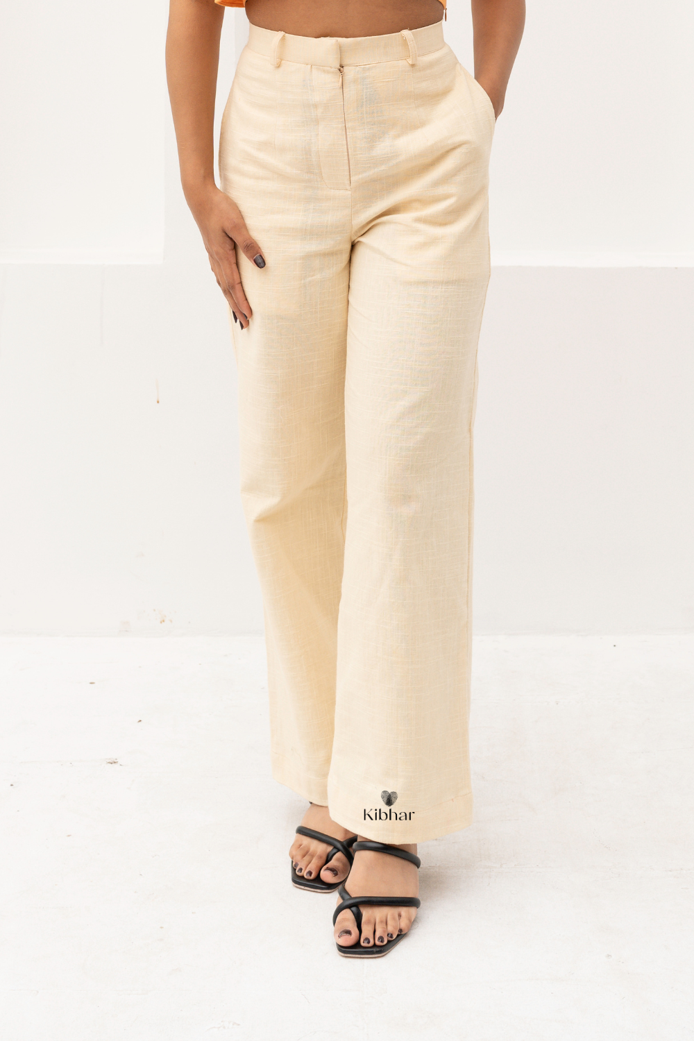 Solid Straight Pant