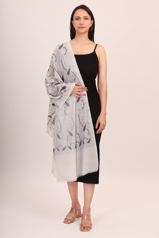 Elysian Grace - Pashmina Paisley Stole.