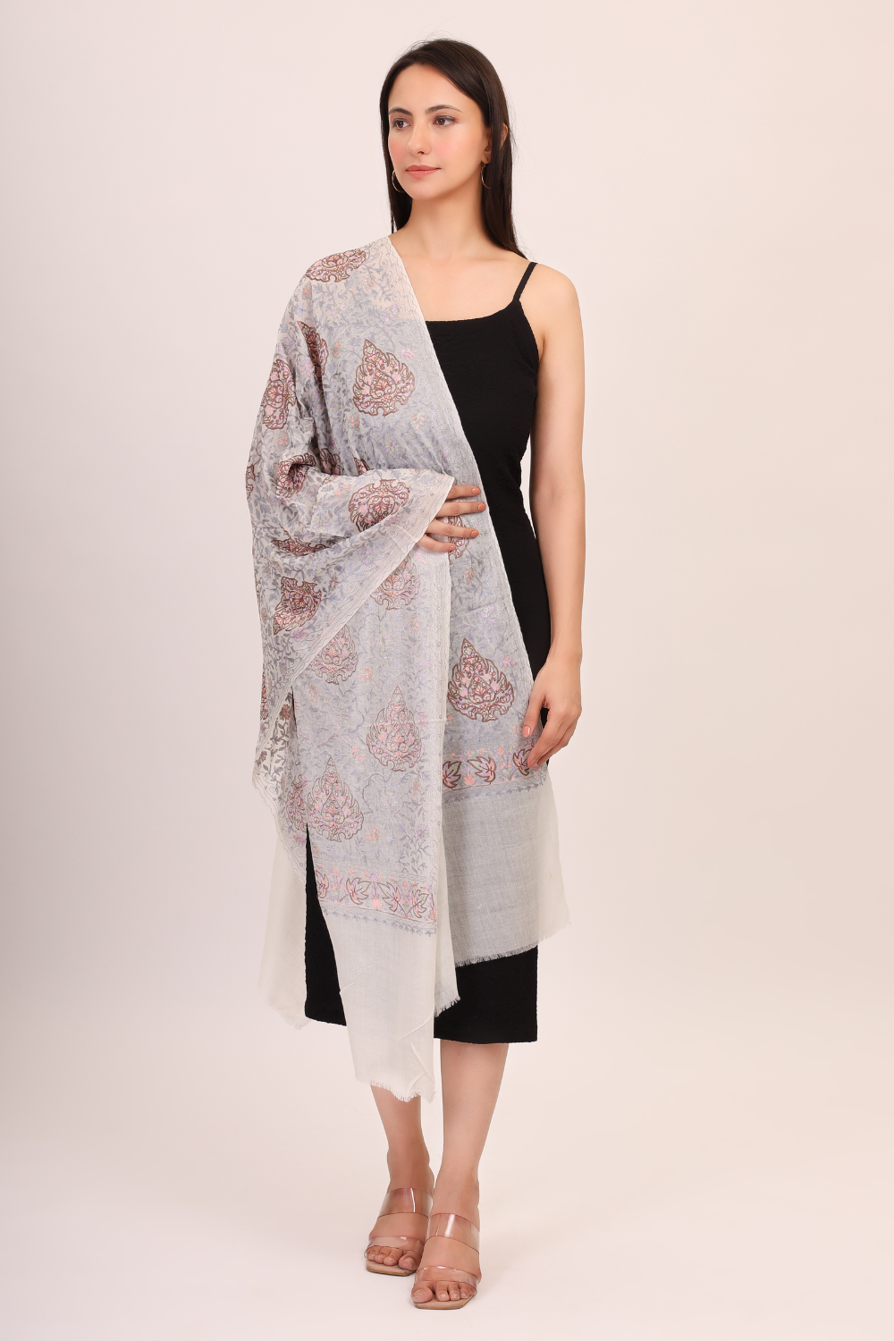 Artisanal Motif Pashmina Stole