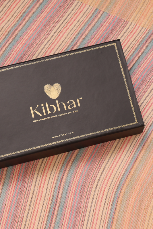 Pastel aurora Modal stole-Yellow