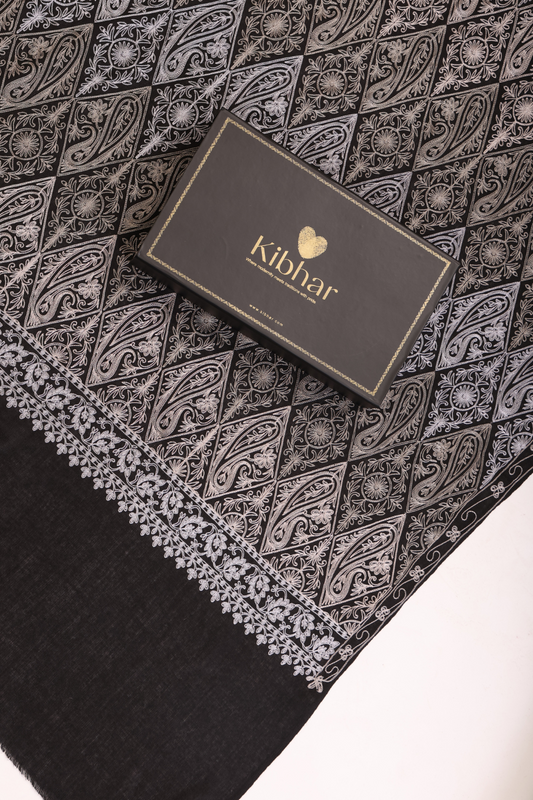 Moonlit Paisley Pashmina Stole