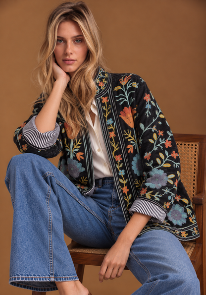 Phulera Embroidered Suzani Jacket