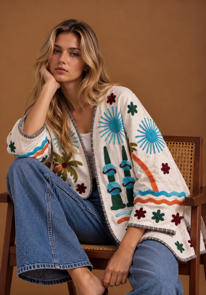 Daytrip Embroidered Suzani Jacket
