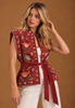 Chillax sleeveless Embroidered Suzani Jacket