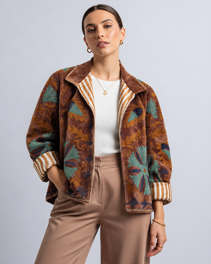 Vintage Embroidered Suzani Jacket