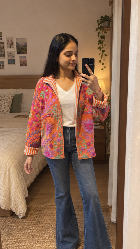 Poppi Embroidered Suzani Jacket