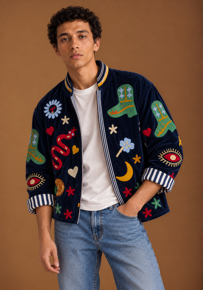 Bambi Embroidered Suzani Jacket