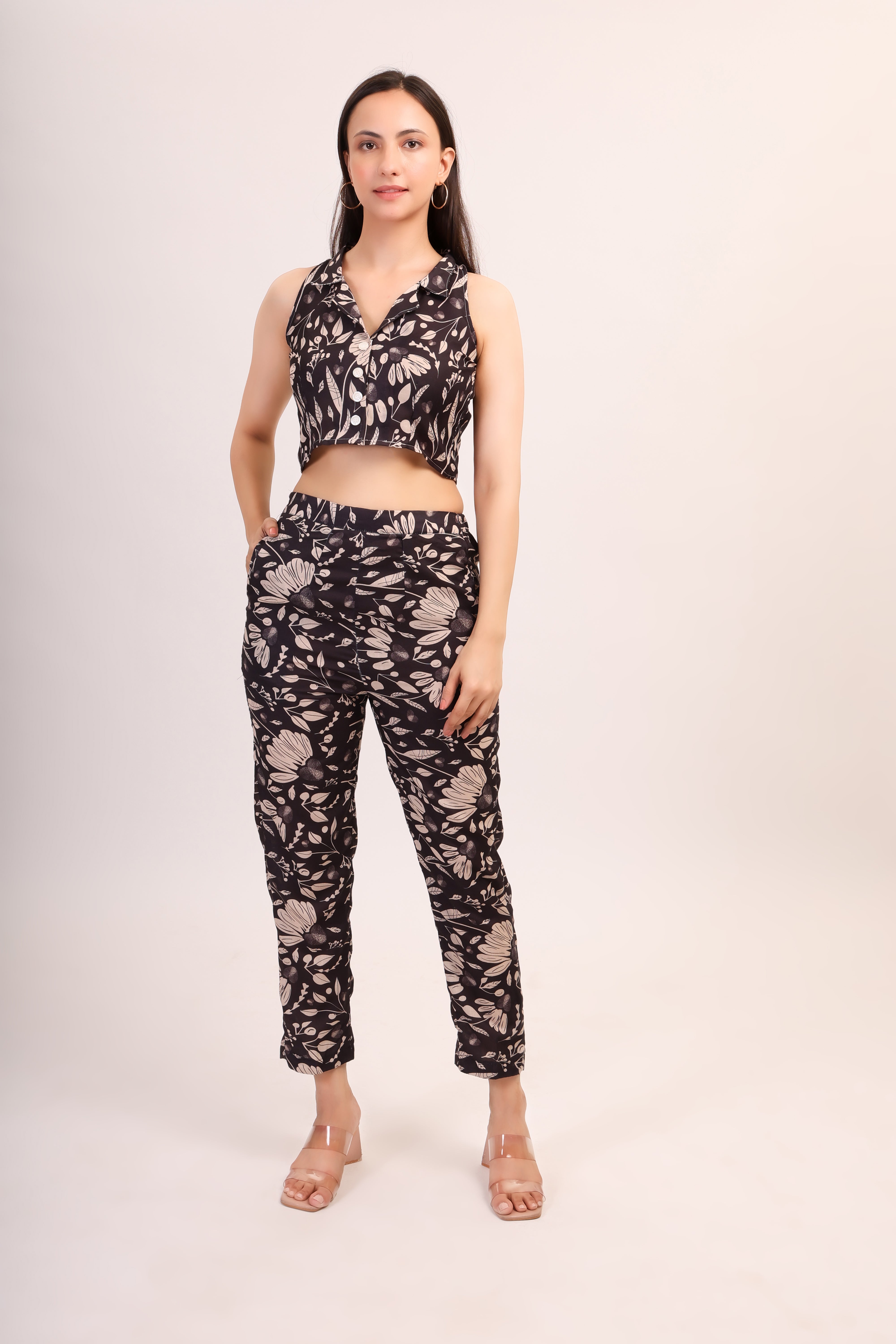 Floret Midriff Co-ord