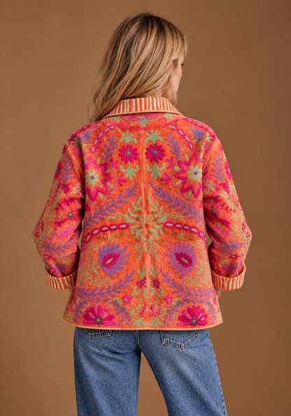 Poppi Embroidered Suzani Jacket