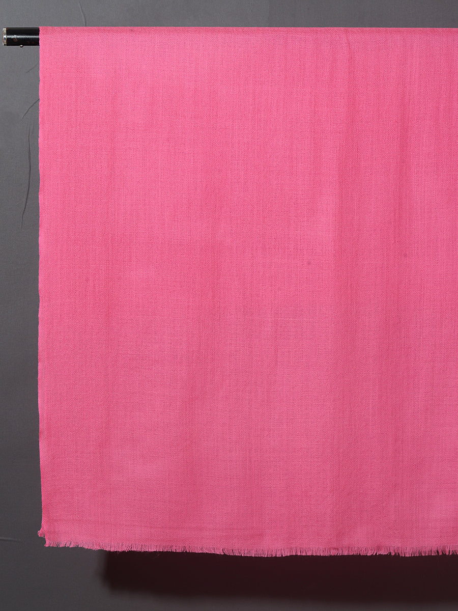 Natural Cashmere stole - Lotus Pink