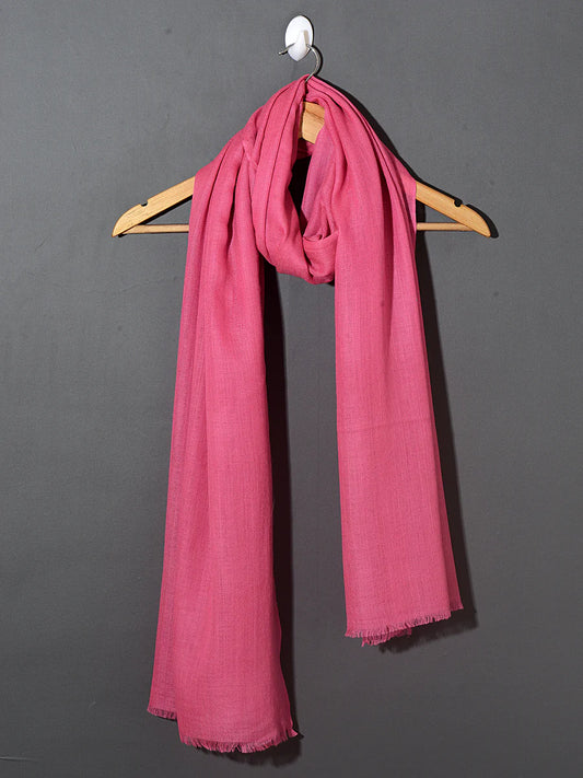 Natural Cashmere stole - Lotus Pink
