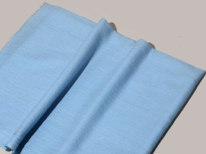 Natural Cashmere stole - Sky Blue