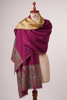 Woven Regal Zari Dual Tone Pashmina Stole- Magenta