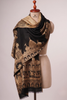 Royal Darbar Zari Dual Tone Pashmina Stole- Black