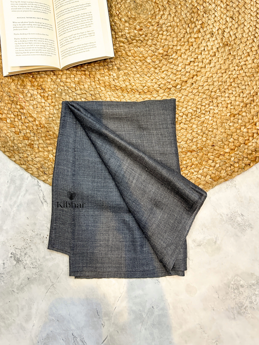 Natural Cashmere stole - Grey