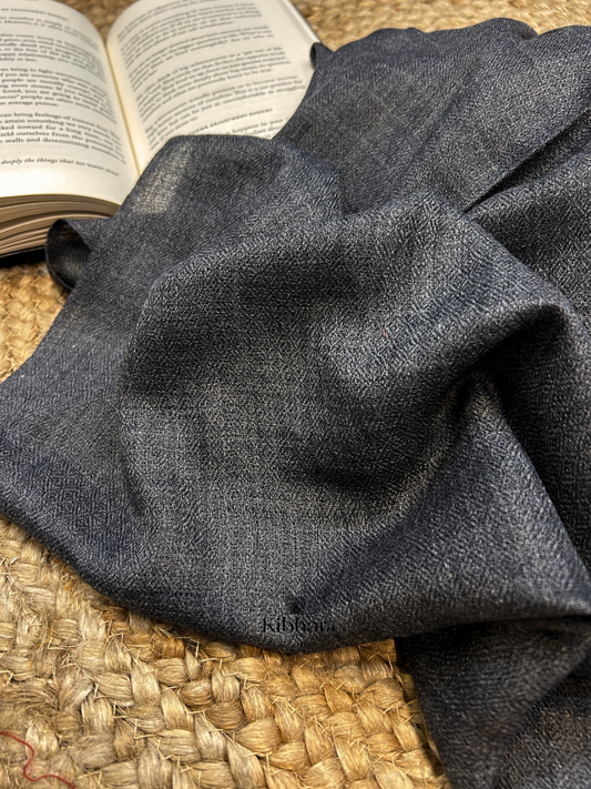 Natural Cashmere stole - Grey